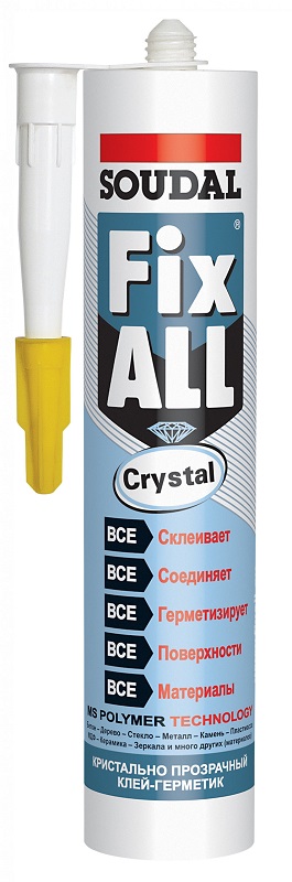 Прозрачный клей-герметик Fix All Crystal п